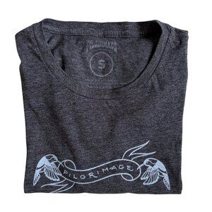 Pilgrimage Festival Cropped T-Shirt (Grey) - Size Small